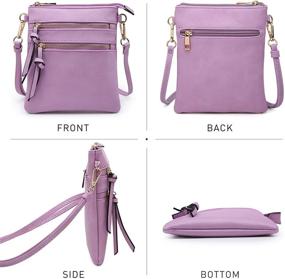 img 3 attached to 👜 Women's Handbags & Wallets: Dasein Small Crossbody Bags in Stylish Purple