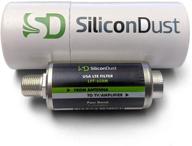 📺 silicondust lpf-608m lte filter: enhancing tv antenna performance with usa 2020 standard 600/608/618mhz compatibility logo