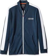 izod advantage performance midnight heather logo