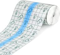 🏥 tondiamo transparent stretch waterproof bandage - 4 inch x 15 yards - protective clear adhesive dressing tape логотип