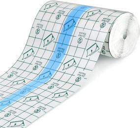 img 4 attached to 🏥 Tondiamo Transparent Stretch Waterproof Bandage - 4 Inch x 15 Yards - Protective Clear Adhesive Dressing Tape