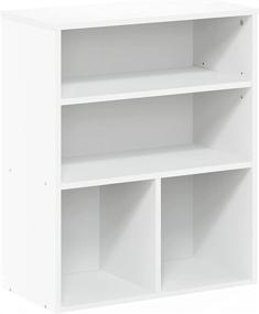 img 4 attached to Furinno Pasir Display Bookcase White
