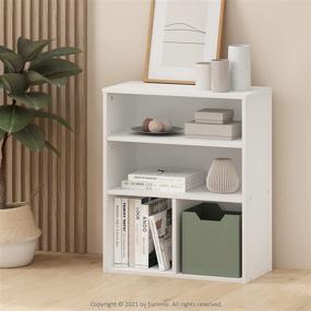 img 2 attached to Furinno Pasir Display Bookcase White