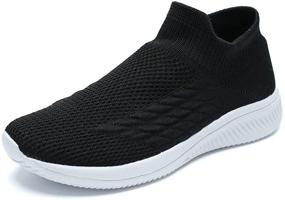 img 4 attached to Gosuban Athletic Walking Mesh Comfortable Sneakers Women's Shoes for Athletic