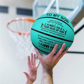 img 1 attached to Engraved Custom Outdoor Indoor Basketball