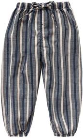 img 1 attached to 👖 Little Summer Spring Printed Trousers: Trendy Boys' Clothing and Pants