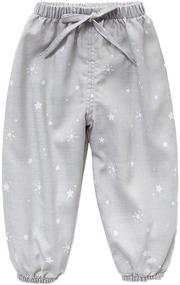 img 3 attached to 👖 Little Summer Spring Printed Trousers: Trendy Boys' Clothing and Pants