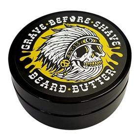 img 1 attached to 💦 Experience Luxurious Moisture with Grave Before Shave Beard Butter: Perfect for a Well-Groomed Beard