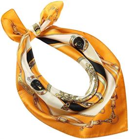 img 3 attached to ANDANTINO Breathable Lightweight Neckerchief Headscarf: The Perfect Women's Accessory for Scarves & Wraps