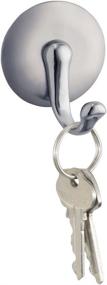 img 1 attached to Stylish and Versatile: InterDesign's Medium York Hook Chrome - Perfect for Organizing in Style!