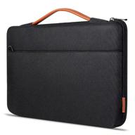 🖥️ inateck 15-15.6 inch shockproof laptop sleeve case briefcase bag - black: water resistant for laptops, notebooks, ultrabooks, netbooks logo