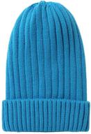 👧 llmoway kids winter hat toddler knit slouchy cuffed beanie skull cap for boys and girls logo