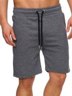 mens elastic waist drawstring casual joggers pajamas pockets men's clothing logo