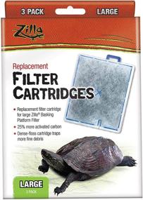 img 4 attached to 🐢 Aqueon & Zilla Reptile Terrarium Replacement Filter Cartridges: Optimal Filtration Solutions for Aquariums and Terrariums