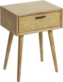 img 4 attached to 🪑 Silverwood Side Table: Stunning Wooden Accent for Any Space