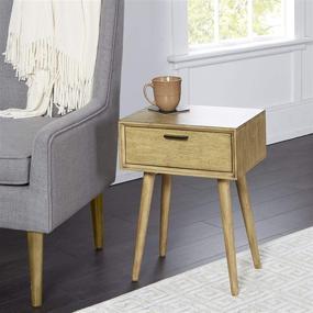 img 3 attached to 🪑 Silverwood Side Table: Stunning Wooden Accent for Any Space