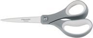 ✂️ 2 pack of fiskars 8 inch everyday titanium adult scissors in gray logo