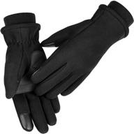 🧤 winter gloves for women: touchscreen, anti-slip, soft & warm fleece, water-resistant, windproof & thermal - ideal for walking, dog running, cycling & cold weather logo
