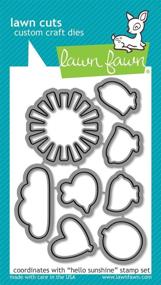 img 2 attached to 🌞 Lawn Fawn "Hello Sunshine" Clear Stamp and Die Set - The Perfect Duo for Crafting Bliss!