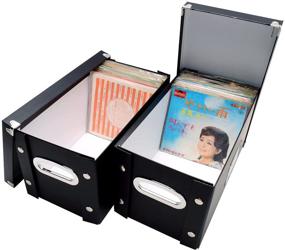 img 3 attached to Коробка для хранения виниловых пластинок Snap N Store