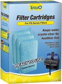 img 1 attached to Tetra Fish Tank Pump Replacement Filter - 3 Pack Large Size, Effective Filtration