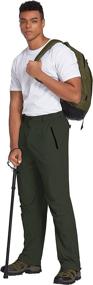 img 1 attached to COOFANDY Stretch Outdoor Trousers Pockets Outdoor Recreation in Outdoor Clothing