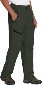 img 4 attached to COOFANDY Stretch Outdoor Trousers Pockets Outdoor Recreation in Outdoor Clothing