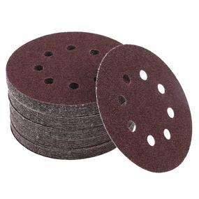 img 3 attached to 🪚 Antrader 50 PCS 5 Inch 40 Grit Sanding Disc: High-Quality Abrasive Tools for Random Orbit Sanders