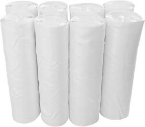 img 1 attached to 50 Gallon Reli Trash Bags, 200 Count, Clear - Made in USA, Star Seal High Density 🗑️ - Easy Grab Rolls - Can Liners, Garbage Bags with 45 Gal capacity also suitable for 50 Gallon use
