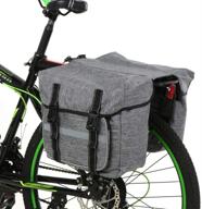 🚲 lixada bicycle panniers bag: large capacity waterproof bike saddle bag for mtb bike storage logo