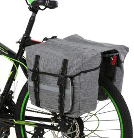 img 4 attached to 🚲 Lixada Bicycle Panniers Bag: Large Capacity Waterproof Bike Saddle Bag for MTB Bike Storage