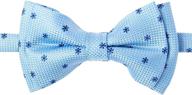 retreez microfiber pre tied boys' accessories - classic floral design logo