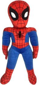 img 3 attached to Marvel Super Hero Adventures Spiderman Plush Pillow Buddy for 🕷️ Toddlers - 20 inch, Super Soft Polyester Microfiber (Official Marvel Product)