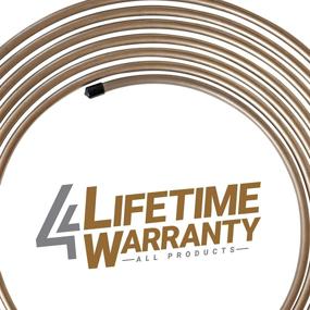 img 3 attached to 🔗 4LIFETIMELINES Non-Magnetic Brake Line Tubing Coil - True Copper-Nickel Alloy, 3/8 Inch, 25 Feet