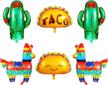 mexican balloons decorations birthday supplies logo