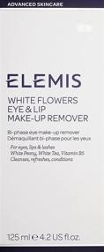 img 3 attached to Discover the Gentle Power of ELEMIS White Flowers Eye & Lip Make-Up Remover: Bi-Phase Formula, 4.2 Fl Oz