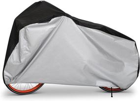 img 4 attached to LIHAO Waterproof Outdoor Bike Cover - Weatherproof Bicycle Protector for Snow, Rain, Dust, and Sun