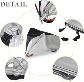 img 2 attached to LIHAO Waterproof Outdoor Bike Cover - Weatherproof Bicycle Protector for Snow, Rain, Dust, and Sun