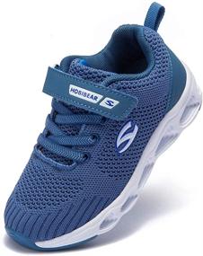 img 4 attached to Lightweight Breathable Athletic Sneakers for Girls by VICROAD