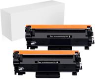 🖨️ bigger compatible toner cartridge replacement for brother tn 760 tn 730 tn760 tn730 - hl-l2350dw hl-l2395dw hl-l2390dw hl-l2370dw mfc-l2750dw mfc-l2710dw dcp-l2550dw printer (2 black) logo