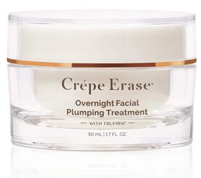 img 4 attached to 🌙 Crépe Erase Advanced Overnight Plumping Facial Treatment: Trufirm Complex & 9 Super Hydrators, 1.7 Oz