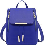 👜 stylish pahajim womens bag backpack purse: trendy pu leather zipper bags for fashionable and casual women logo