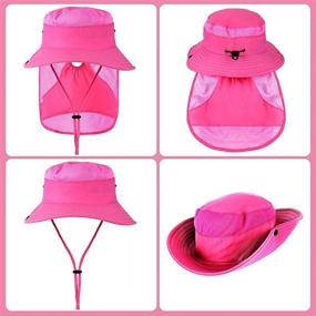 img 1 attached to Versatile Removable Adjustable Bucket Hat: Essential Summer Accessory for Boys