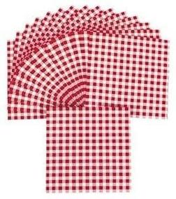 img 2 attached to 🍽️ Tableware & Napkins: Red Gingham Luncheon Napkins