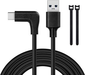 img 4 attached to 🔌 Oculus Quest 2 Link Cable: Deegotech 10 футовый USB 3.2 Gen 1 USB C кабель для передачи данных высокой скорости и быстрой зарядки 3A - совместим с гарнитурой виртуальной реальности Oculus Quest 2 и 4K дисплеями.