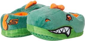 img 1 attached to 🦖 Skechers Kids' Dinosaur Slip-On Sneaker Slippers for Indoor Use