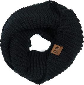 img 2 attached to 🧣 Stay stylish and cozy with the Infinity Beanie Charcoal Debra Weitzner Women's Scarves & Wraps