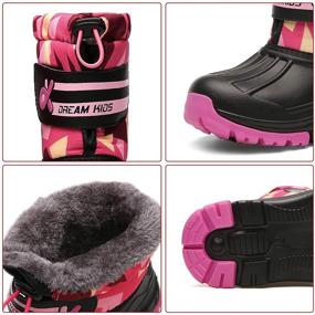img 1 attached to 🏻 Warm and Waterproof Toddler Snow Boots for Outdoor Winter Adventures!