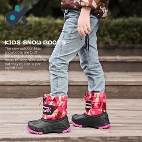 img 3 attached to 🏻 Warm and Waterproof Toddler Snow Boots for Outdoor Winter Adventures!