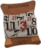 tim holtz idea-ology ruler ribbon - 1 yard per pack, 5/8 inch width, multicolored cloth tape, th92830 logo